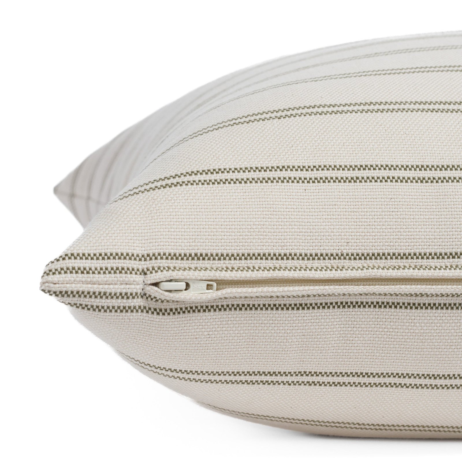 rexton stripe 24x24 pillow, moss rexton stripe 24x24 pillow, moss