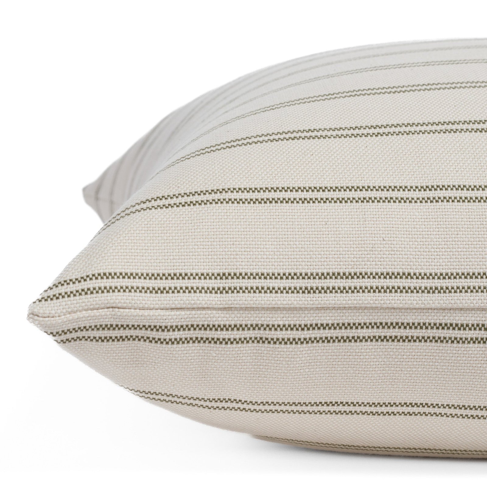 rexton stripe 24x24 pillow, moss rexton stripe 24x24 pillow, moss