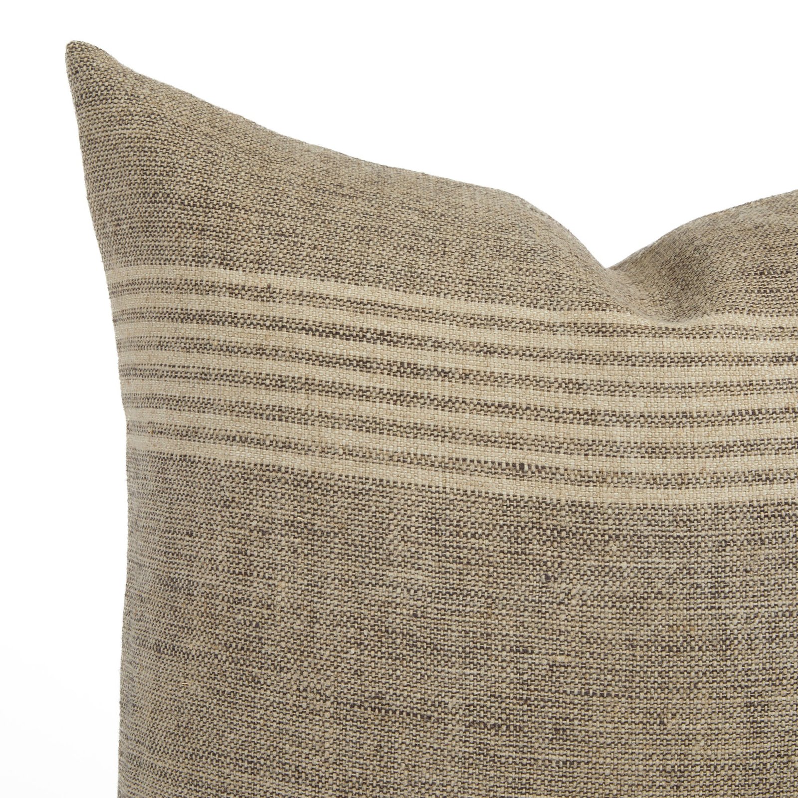 stockton stripe 22x22 pillow, graphite stockton stripe 22x22 pillow, graphite